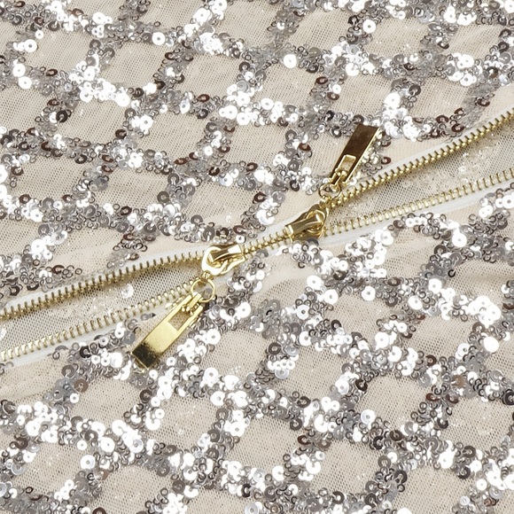 Feather top and sequin skirt set - Picture 12 of 12